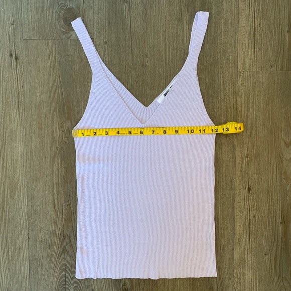 Double Zero lilac knit tank top - Picture 4 of 5